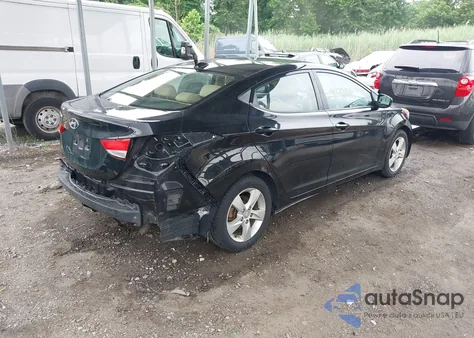 2013 Hyundai Elantra Gls from USA, damaged, VIN KMHDH4AE8DU814161
